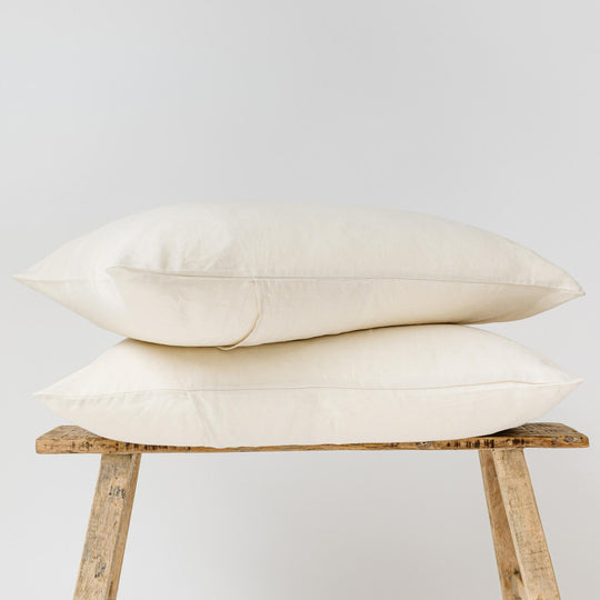 Oat Linen Pillowcases