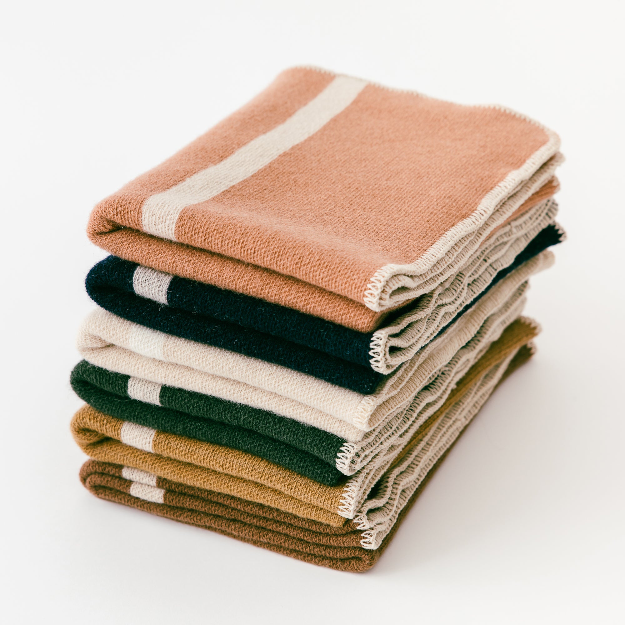 Forest Green Wool Baby Blanket Foxtrot Home