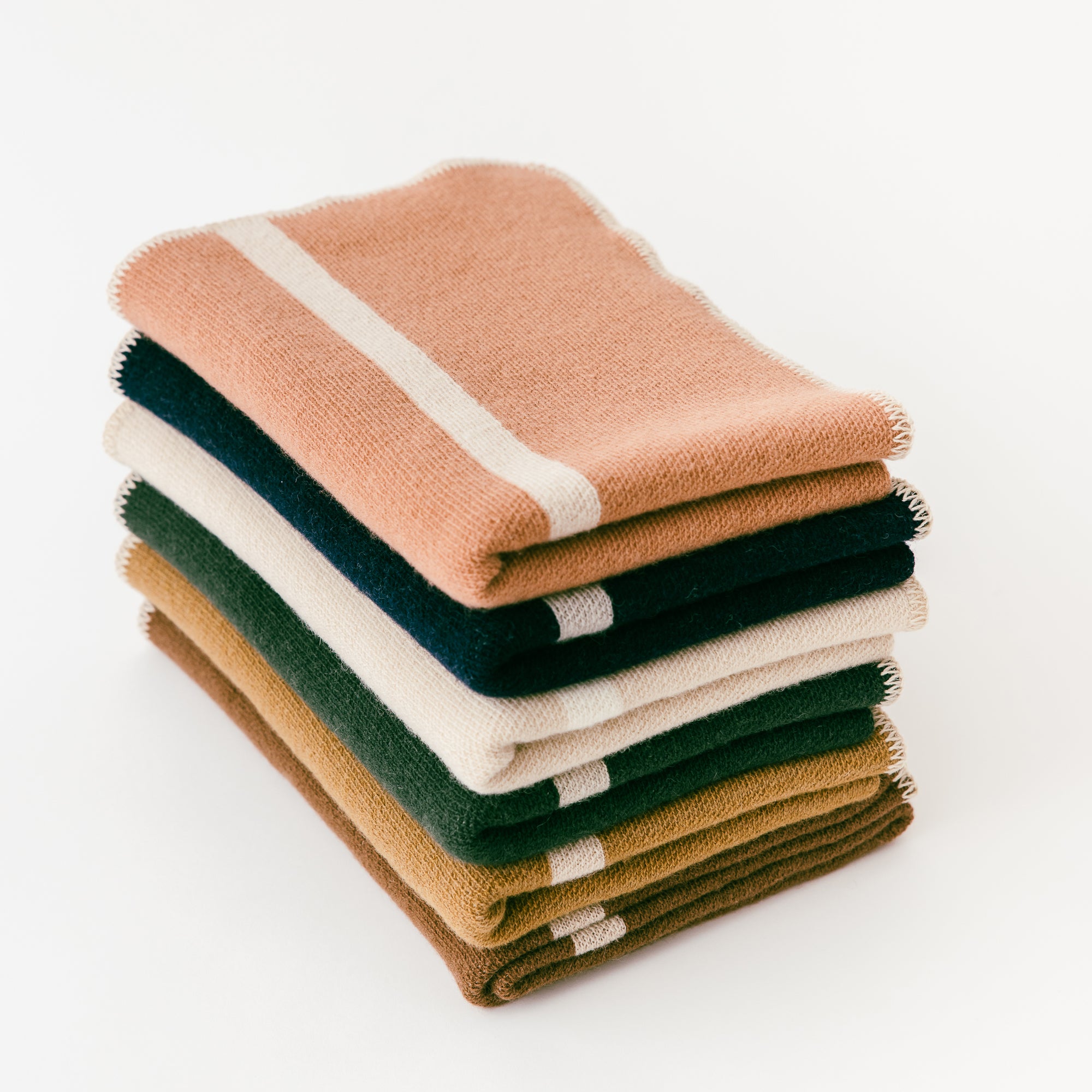 Forest Green Wool Baby Blanket Foxtrot Home