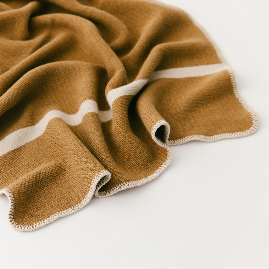 Foxtrot Home New Zealand Wool Baby Blanket.