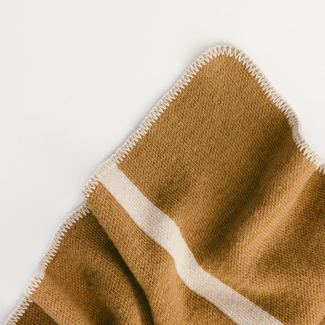 Foxtrot Home New Zealand Wool Baby Blanket.