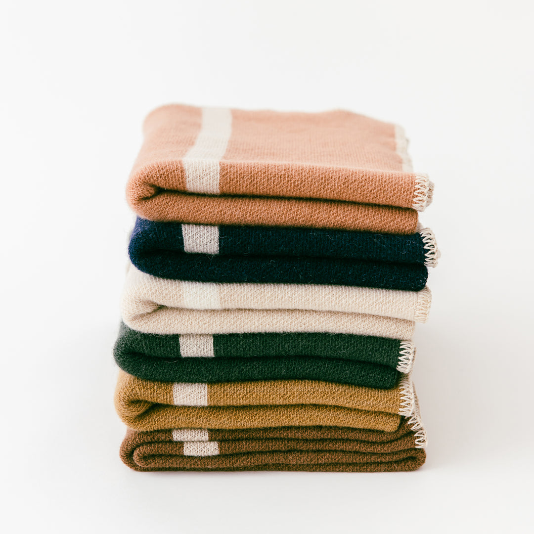 Foxtrot Home New Zealand Wool Baby Blanket.