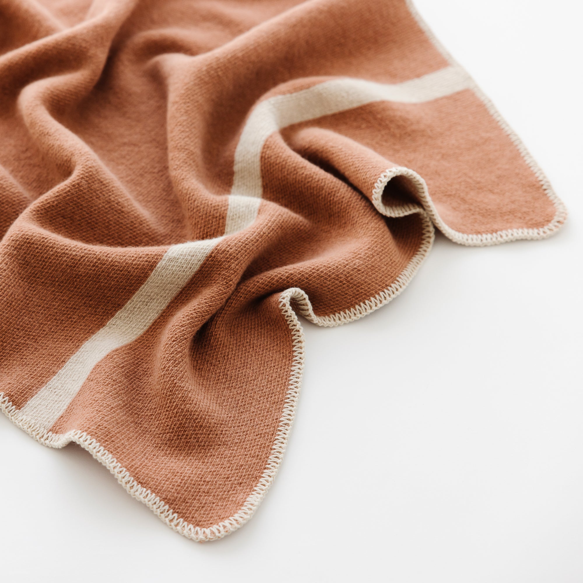 Foxtrot Home New Zealand Wool Baby Blanket.