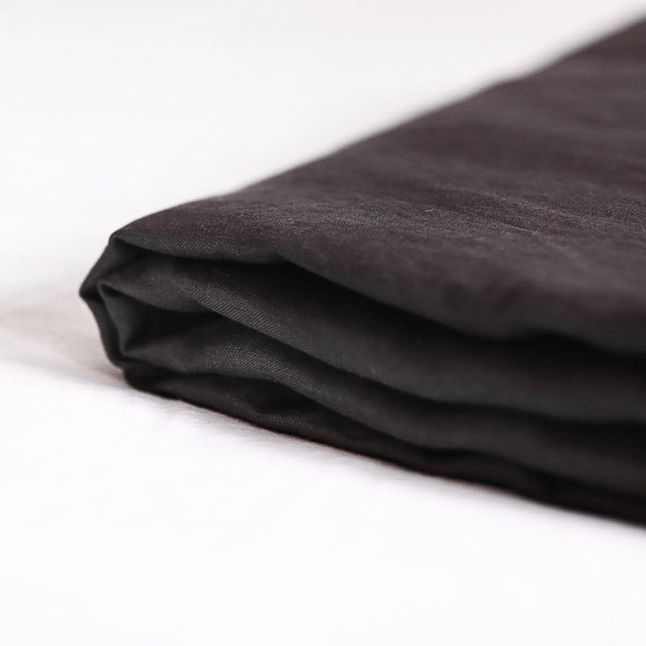 Charcoal Linen Fitted Sheet