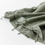 Foxtrot Home French Flax Linen Cot Duvet in Cactus