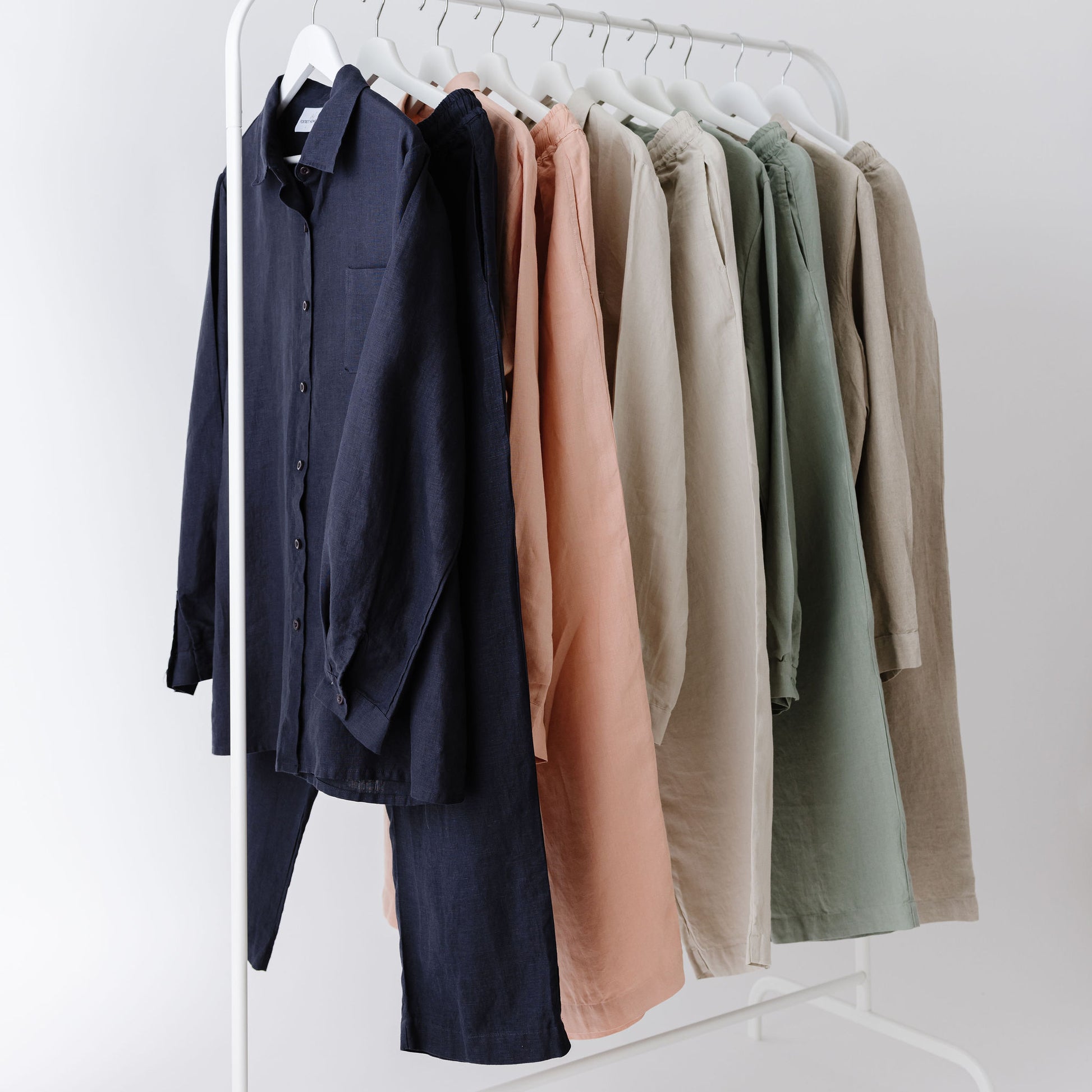 Foxtrot Home French Flax Linen Winter Pyjamas 