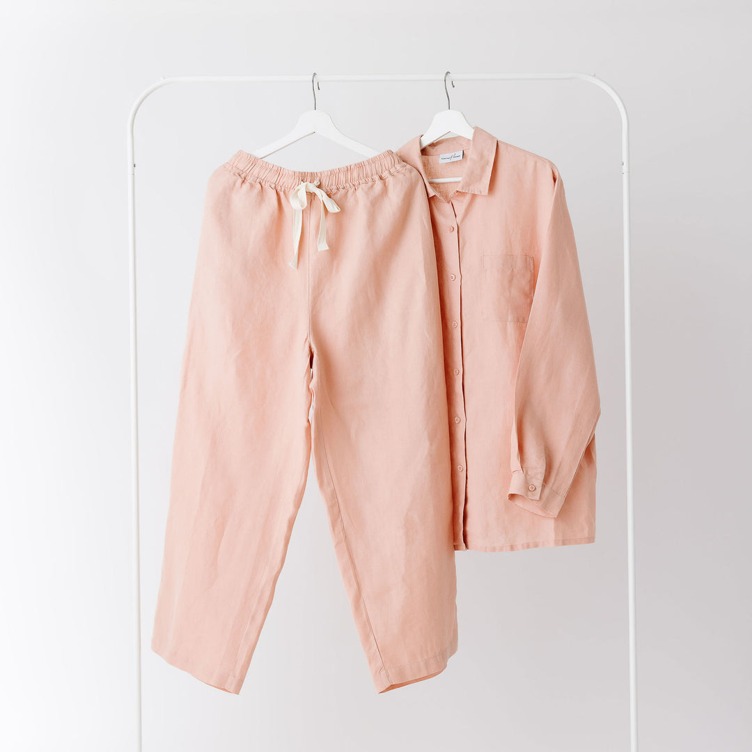 Peach Winter Pyjama Set