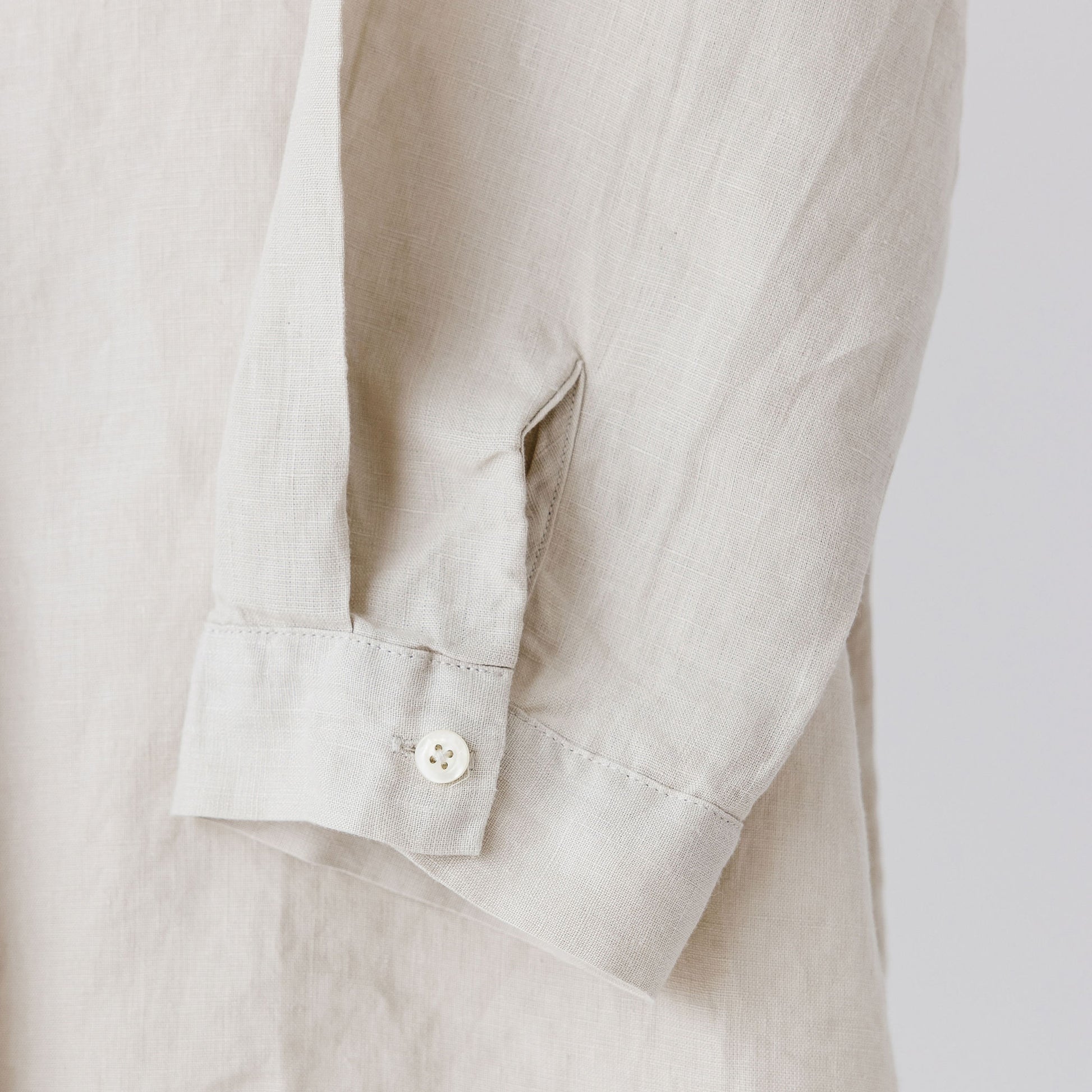 Foxtrot Home French Flax Linen Winter Pyjamas in Stone